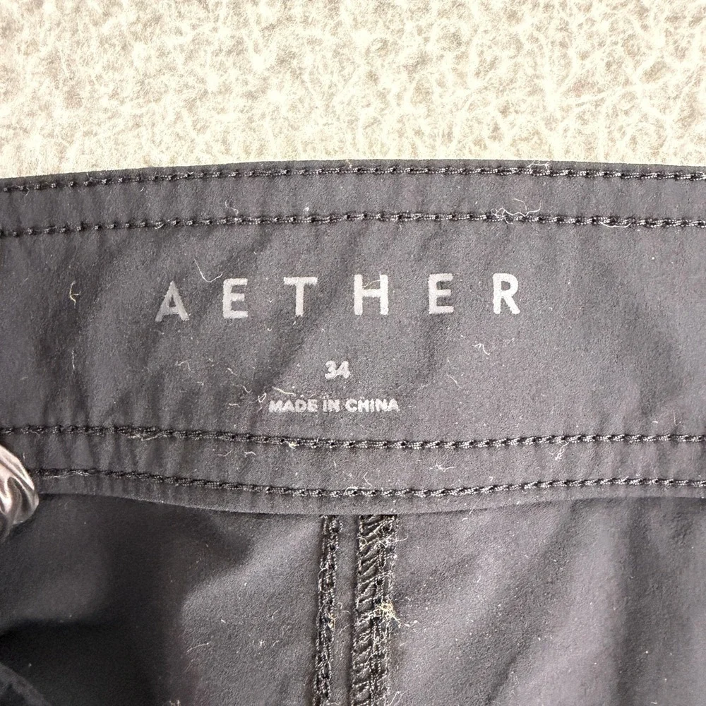 Aether Apparel Board Shorts Mens 34 Black Stretch Quick Dry Swim Trunks‎ Active